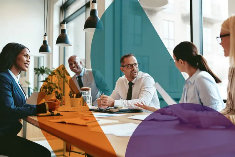 Reunião da equipe de consultoria em nuvem